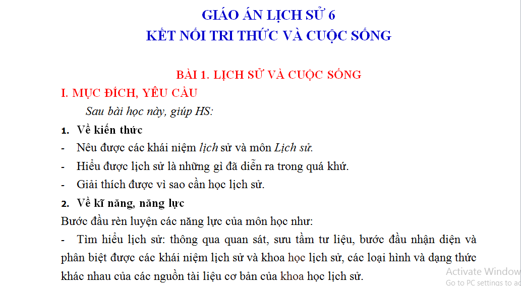 Giáo án môn lịch sử hào hùng lớp