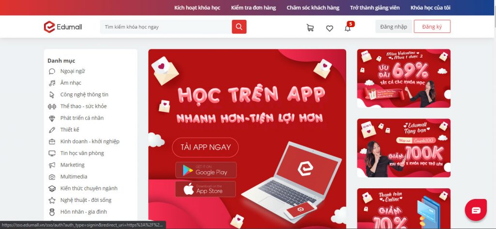 Hướng dẫn chi tiết cách mua khóa học trên edumall