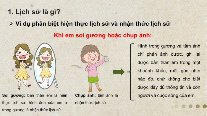 Giáo án năng lượng điện tử bài bác  hiện tại thực lịch sử hào hùng và nhận thức định kỳ sử