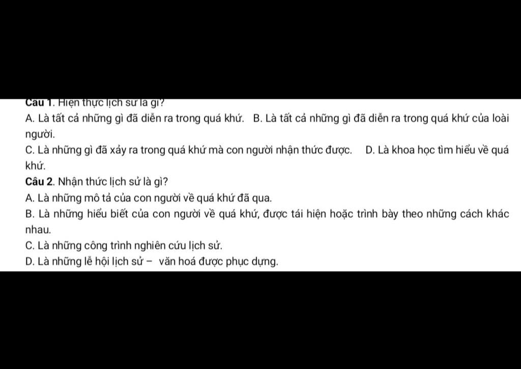 Cau t hiện thực lịch sử dân tộc là gi