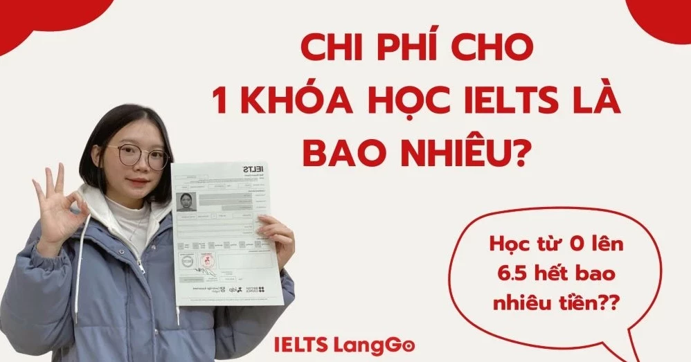 Khóa học tập ielts bao nhiêu tiền