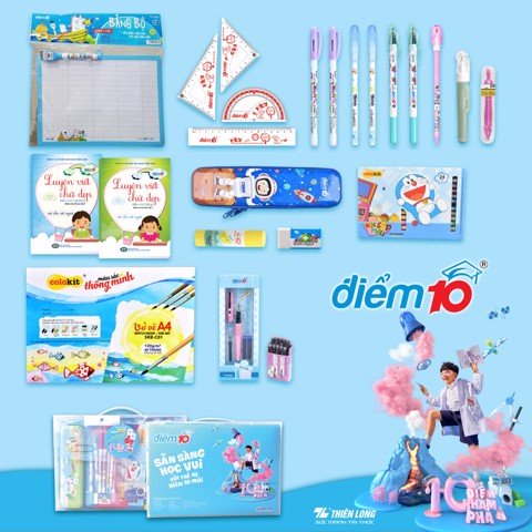 Gợi ý set chế độ học tập dễ thương tạo mang lại bé