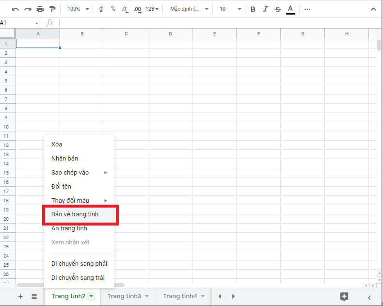 Cách cấp cho mở quyền chỉnh sửa bảng tính trên top mạng tìm kiếm google sheets