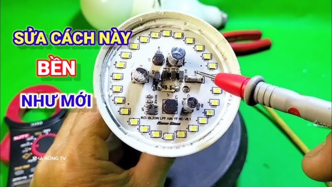 Cách sửa đèn điện led rạng đông bền như mới