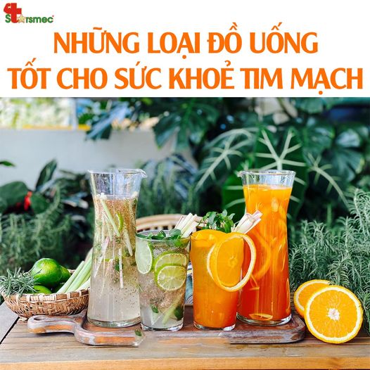 Những các loại ĐỒ uỐng giỏi cho sức khoẻ tim mạch cùng phòng chống bỗng dưng quỵ hiệu quả