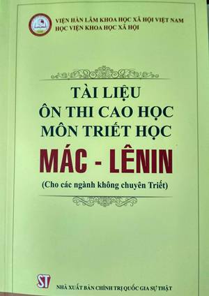 Tài liệu ôn thi cao học môn triết học tập mác